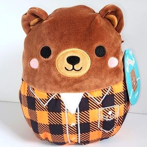 🍁 OMAR 🐻 Bear from Harvest Squad 2023 Original Squishmallow by Kelly Toy NWT
